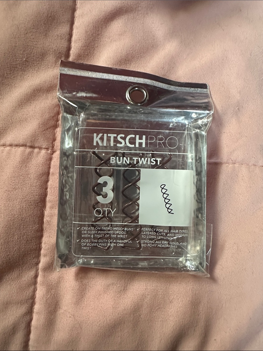 Kitsch Pro Bun Twist 3-Pack - Brown
